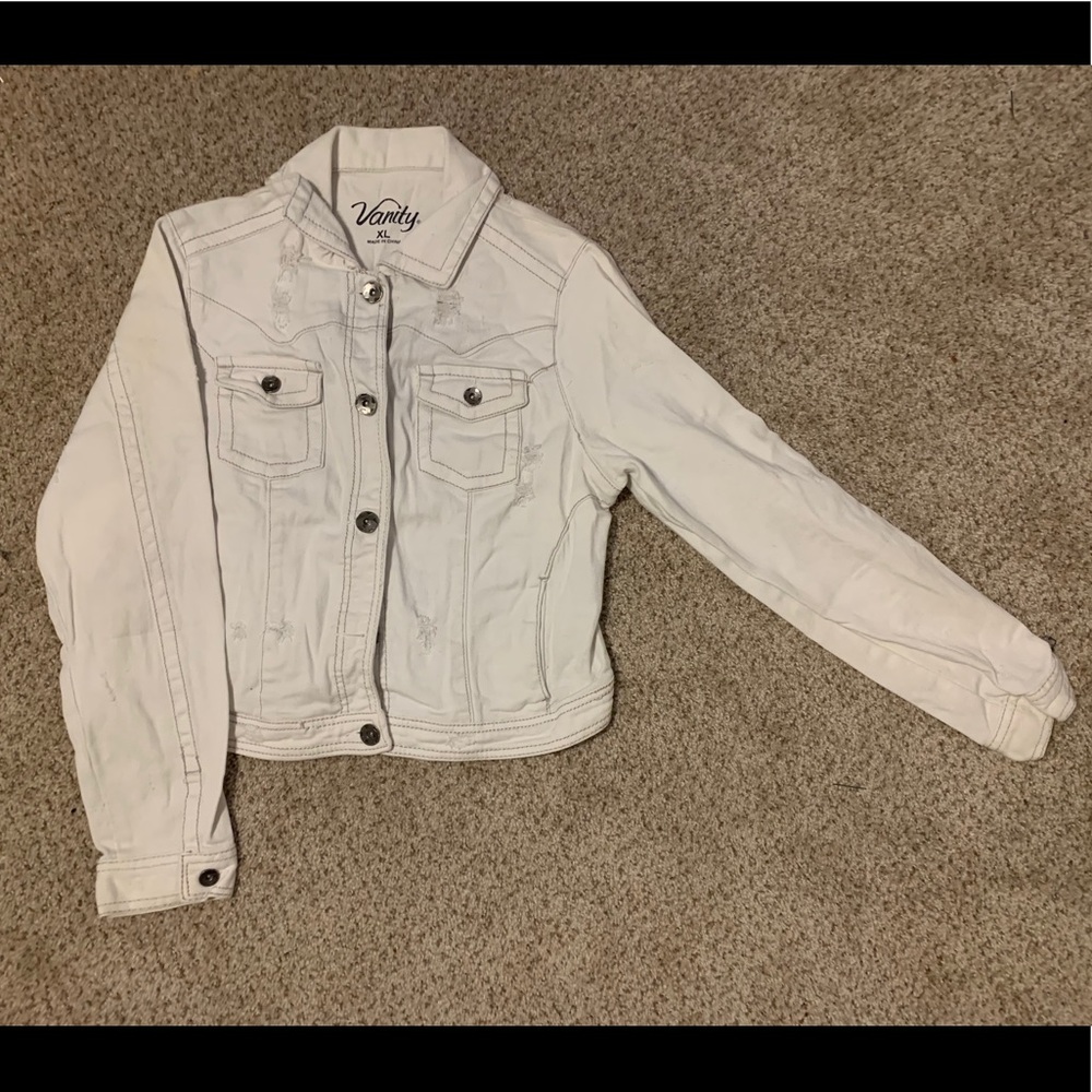 White Jean Vanity Jacket